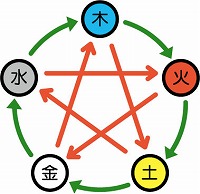 イラスト:漢方における臓器のネットワークの概念